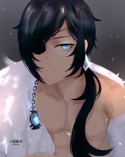 Sticker Кэйа - @i_Love_Akame - 4