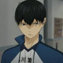 Стикер -「Kageyama Tobio🍟↯」¦ @kpopstan ♡↯ - 3