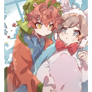 Sticker дурачкинс беловед - 11