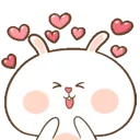 Sticker Cute bunny - 1