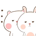 Sticker Cute bunny - 0