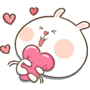 Sticker Cute bunny - 10