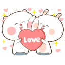 Sticker Cute bunny - 2