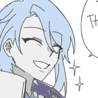 Стикер ayato. by @toteseelen - 0