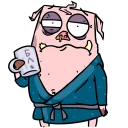 Sticker Кабанчик - 9