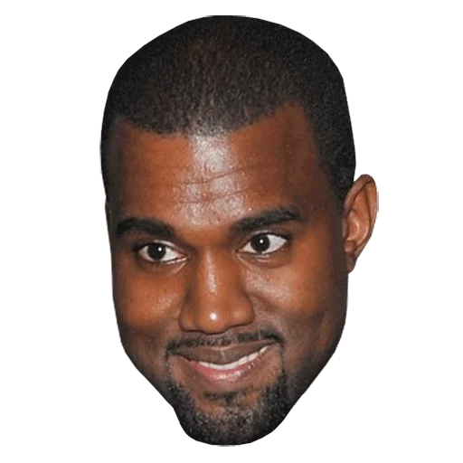 Стикер kanye west faces - 10