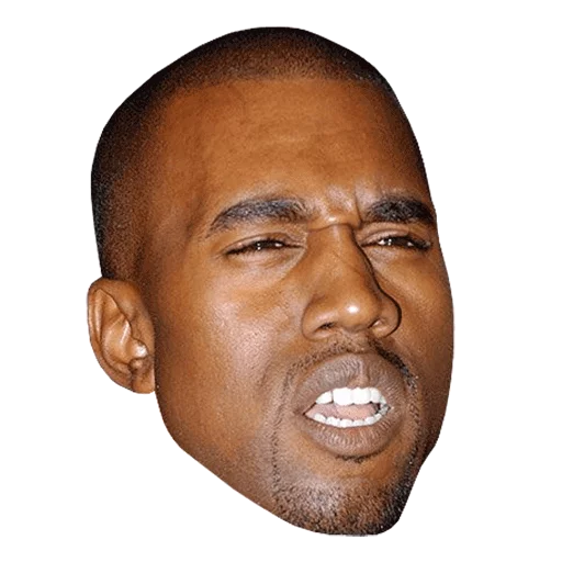 Стикер kanye west faces - 4
