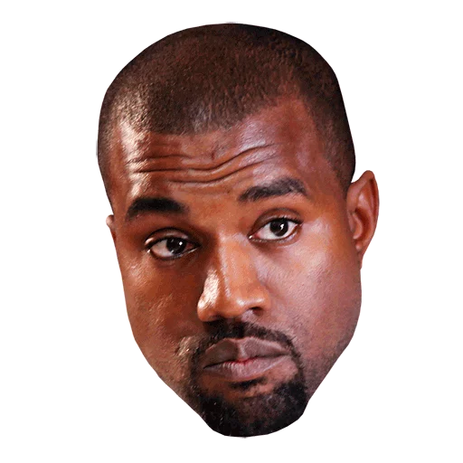 Стикер kanye west faces - 2