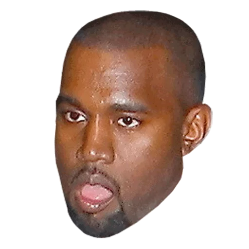 Стикер kanye west faces - 1