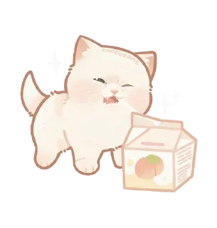 Стикер Kapebeans cat's @TgSticker - 1