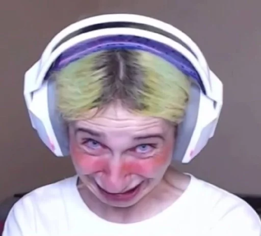 headphones human face person