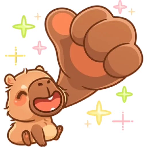 Sticker kapibaryok_by_MoiStikiBot - 1