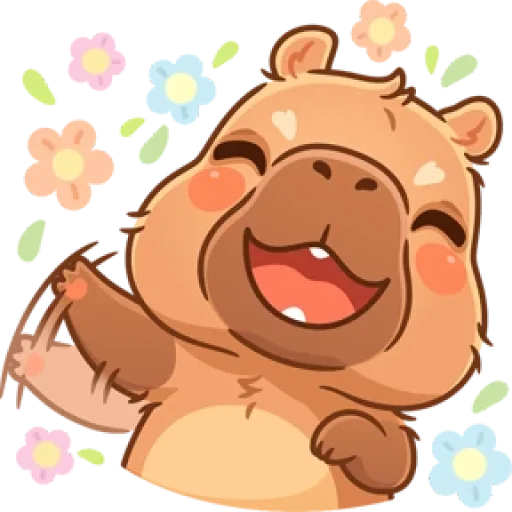 Sticker kapibaryok_by_MoiStikiBot - 1