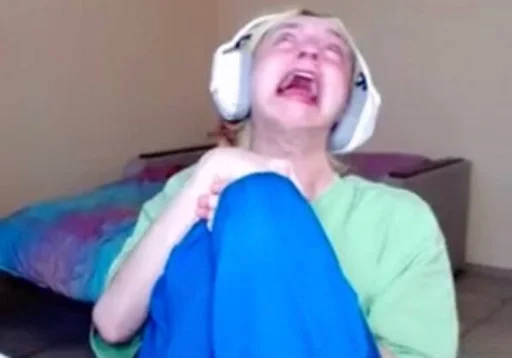 headphones indoor person