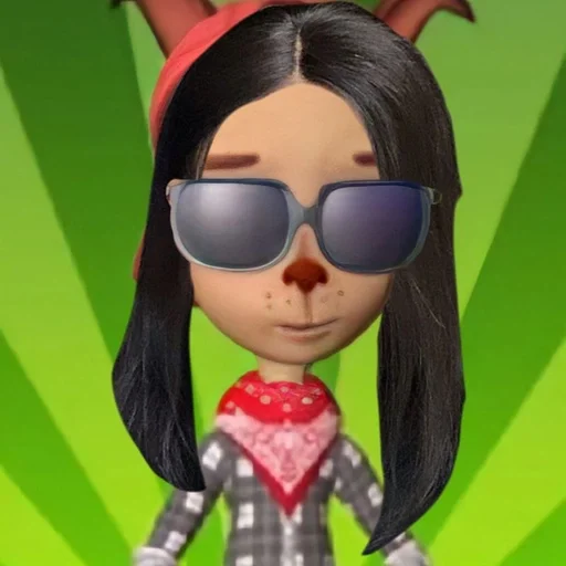 кукла мультфильм защитные очки