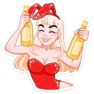 Стикер Каталина без надписей @TgSticker - 1