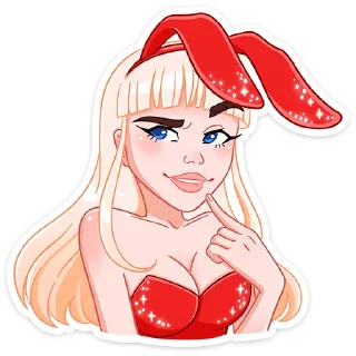 Стикер Каталина без надписей @TgSticker - 11