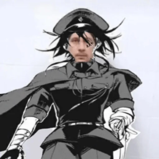 sketch human face fictional character