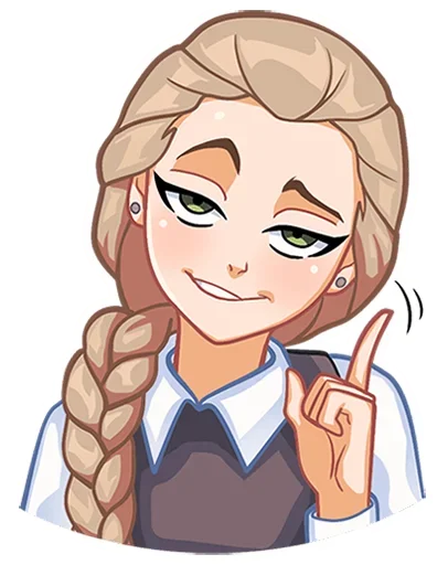 Катя без надписей @TgSticker - 