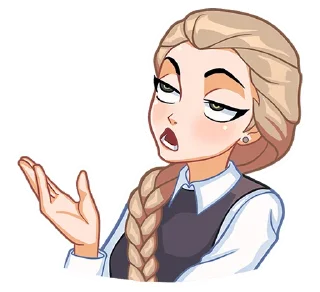 Стикер Катя без надписей @TgSticker - 1