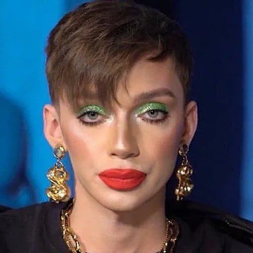 human face lipstick person