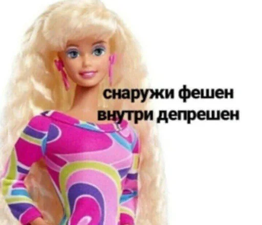 кукла человеческое лицо Барби