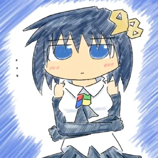 Стикер 🖍️ рАзнацв3тни м3лк1 @an1meshn4yawik1pedia - 10