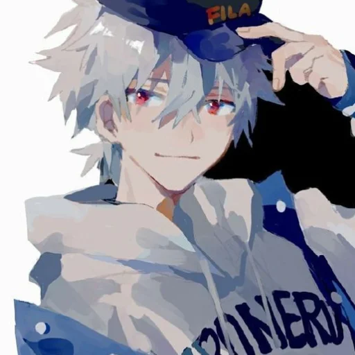 Стикер Kaworu Nagisa by @stickerhut - 2