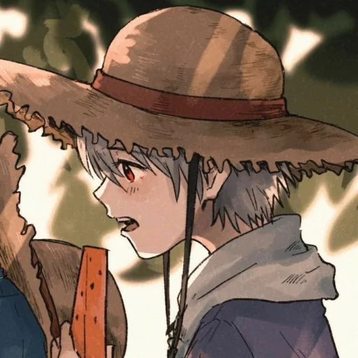 Стикер Kaworu Nagisa by @stickerhut - 1