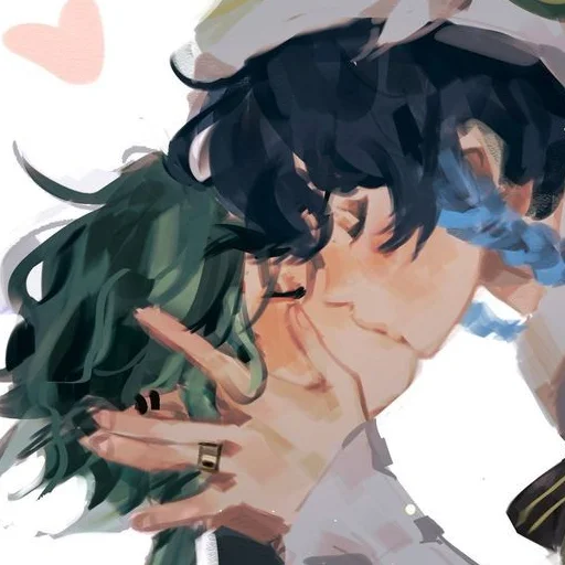 anime cartoon human face