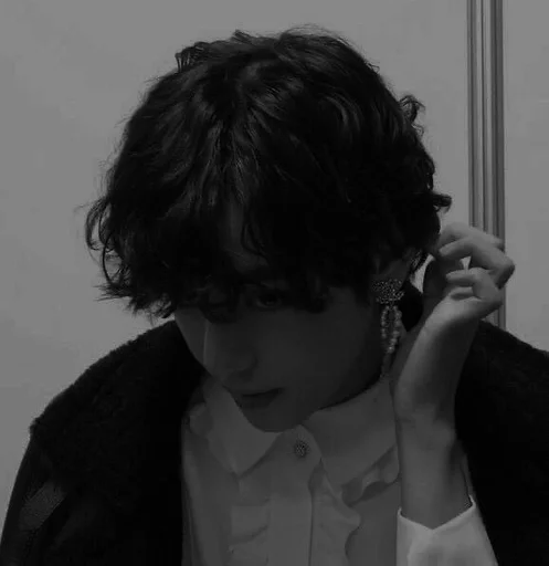 person black and white human face