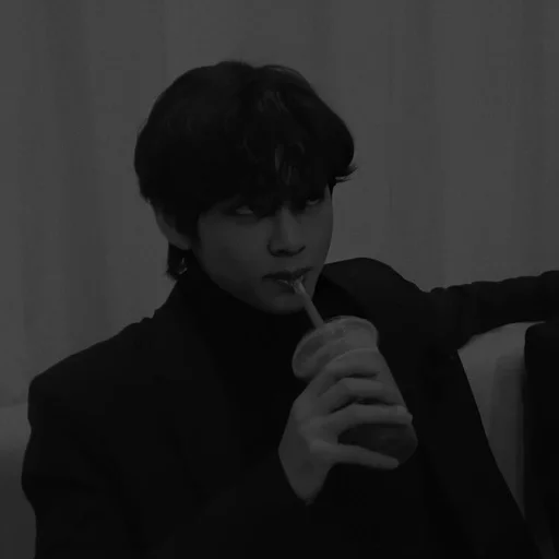 person human face black and white