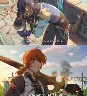 Стикер ~кейлюки канон~ (@itsgensharts) - 5