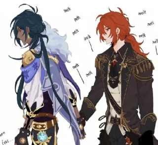 Стикер ~кейлюки канон~ (@itsgensharts) - 6