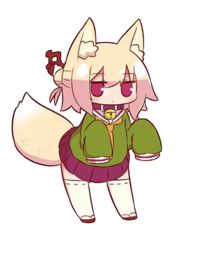 Kemomimi-chan by @carlysticker - clipart