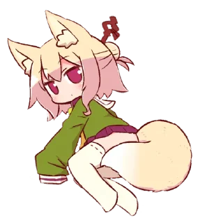 Стикер kemomimi-chan by @orimof - 9