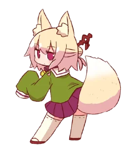 Стикер kemomimi-chan by @orimof - 0