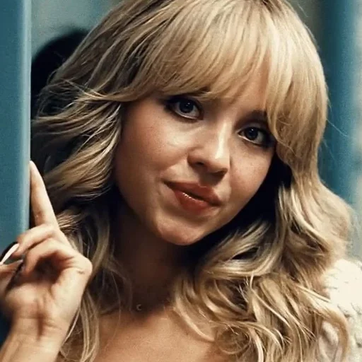 person human face layered hair