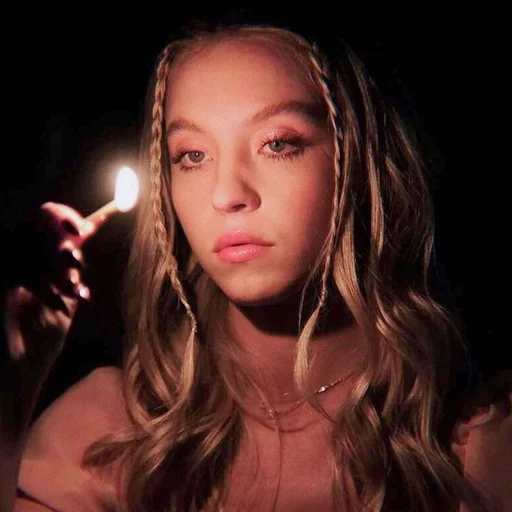 person human face candle