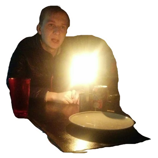 человеческое лицо Человек свеча