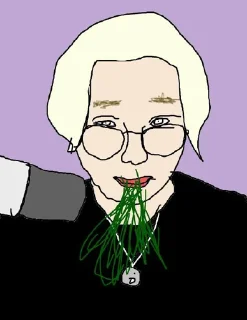 Стикер Крабовая колбаска с рыгней🤗 - 11