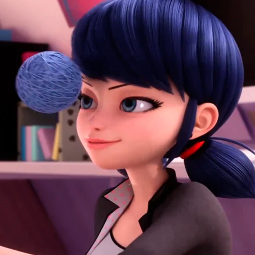 cartoon human face bangs