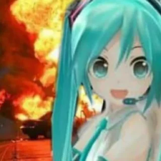 Sticker hatsune miku`` @helpfromchiba - 2