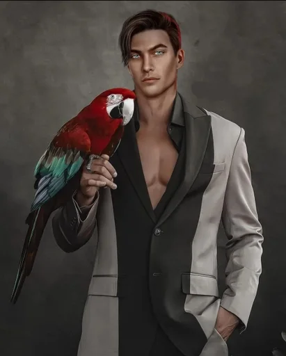 Человек птица одежда