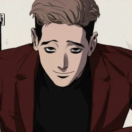 human face illustration anime