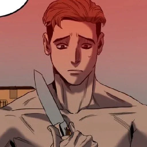 illustration human face anime