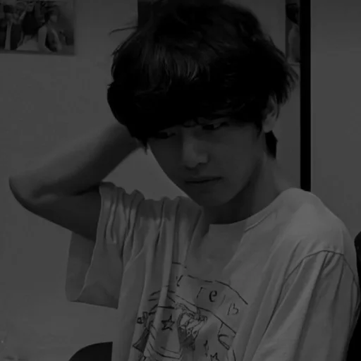 person human face black and white