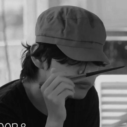 person black and white fashion accessory