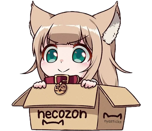 Sticker kinako_nyasticks - 1