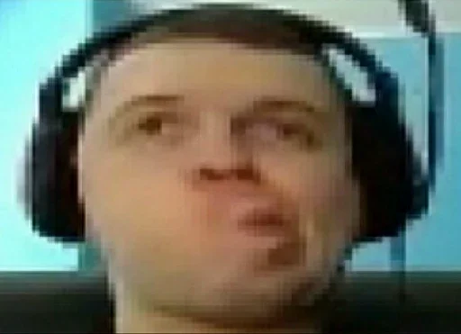 headphones human face chin